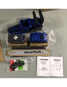 PACK - Chipeadora Hogar a Gasolina 6.5hp Ajustable Loncin 2" + Motosierra litio 16" Cadena Oregon