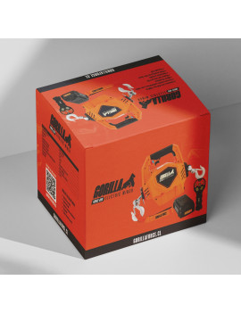 Grúa Giratoria 500KG G-Force Winche portátil con batería litio (piola sintética)