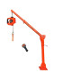 Grúa Giratoria + Gorilla Force 450 Winche portátil con batería litio