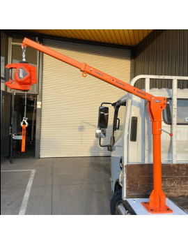 Grúa Giratoria + Gorilla Force 450 Winche portátil con batería litio