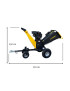 PACK - Chipeadora Profesional a Gasolina 15hp Ajustable Loncin 6" + Motosierra litio 16" Cadena Oregon