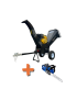 PACK - Chipeadora Profesional Gasolina 15hp Ajustable OTARU + Motosierra litio 16" Cadena Oregon