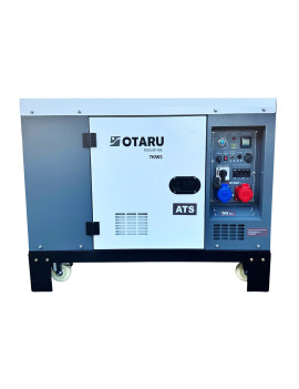 Generador Diesel 8,5kw 380v & 7kw 220v Cerrado Trifásico y Monofásico con Ruedas con ATS Otaru y Control Remoto