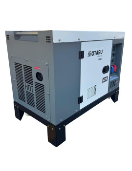 Generador Diesel 8,5kw 380v & 7kw 220v Cerrado Trifásico y Monofásico con Ruedas con ATS Otaru y Control Remoto
