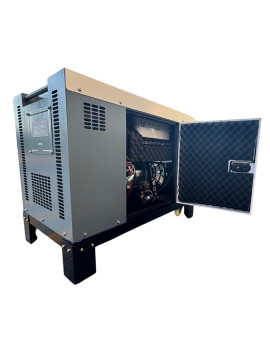 Generador Diesel 8,5kw 380v & 7kw 220v Cerrado Trifásico y Monofásico con Ruedas con ATS Otaru y Control Remoto