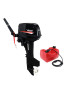 Motor fuera de borda  18HP Pata Larga 2T water cooler con estanque auxiliar de combustible