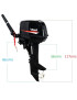 Motor fuera de borda  18HP Pata Larga 2T water cooler con estanque auxiliar de combustible