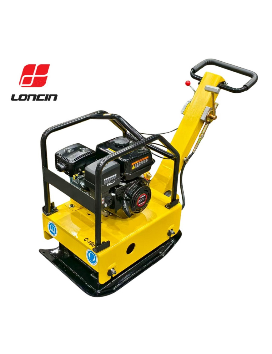 Placa Compactadora Gasolina 9.0hp Reversible Loncin 30KN