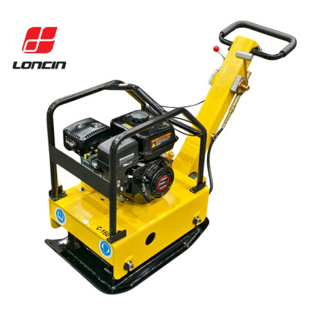 Placa Compactadora Gasolina 7.5hp Reversible Loncin 30KN