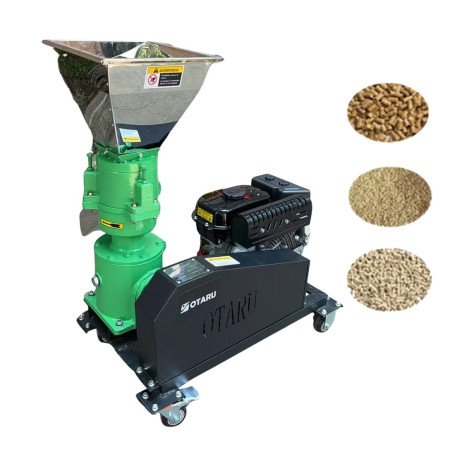 Peletizadora de alimentos Gasolina 7.5HP Loncin 3 molinos