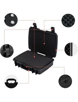 Maleta Rotomoldeada 19lts IP55 rígida multipropósito con relleno
