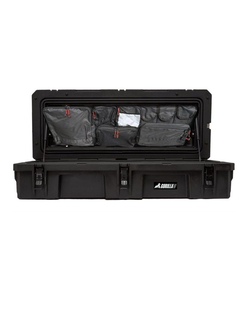 Caja Rotomoldeada 95lts multipropósito con organizador y bombines Overland & Off Road
