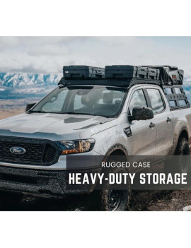 2 Cajas Rotomoldeada 95lts multipropósito con bombines Overland & Off Road