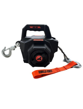 Gorilla Force 680KG Winche portátil funciona con taladro (piola acero 8mts)