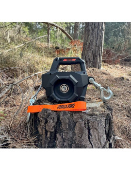 Gorilla Force 680KG Winche portátil funciona con taladro (piola acero 8mts)