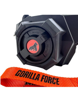 Gorilla Force 680KG Winche portátil funciona con taladro (piola acero 8mts)