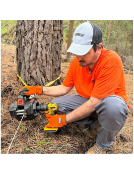 Gorilla Force 680KG Winche portátil funciona con taladro (piola sintética 12mts)