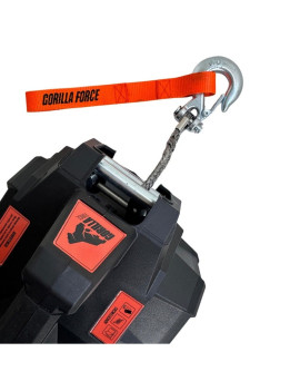 Gorilla Force 680KG Winche portátil funciona con taladro (piola sintética 12mts)