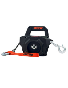 Gorilla Force 680KG Winche portátil funciona con taladro (piola sintética 12mts)