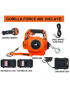 Gorilla Force 400 Winche portátil con 2 baterías litio (piola acero 8mts)