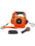Gorilla Force 400 Winche portátil con 2 baterías litio (piola acero 8mts)