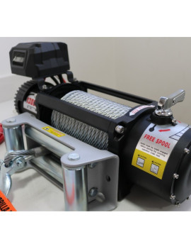 Winche Gorilla Force 13.000 libras 12v control remoto manual e inalámbrico