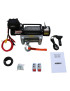 Winche Gorilla Force 13.000 libras 12v control remoto manual e inalámbrico