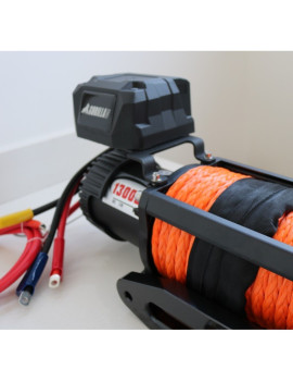 Winche Gorilla Force 13.000 libras 12v control remoto manual e inalámbrico