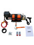 Winche Gorilla Force 13.000 libras 12v control remoto manual e inalámbrico