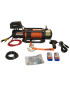 Winche Gorilla Force 9.500 libras 12v control remoto manual e inalámbrico