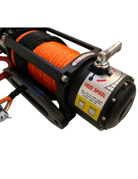 Winche Gorilla Force 9.500 libras 12v control remoto manual e inalámbrico