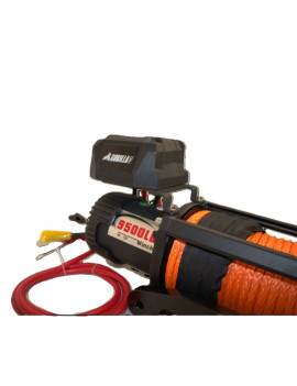 Winche Gorilla Force 9.500 libras 12v control remoto manual e inalámbrico