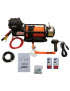 Winche Gorilla Force 9.500 libras 12v control remoto manual e inalámbrico