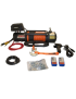 Winche Gorilla Force 9.500 libras 12v control remoto manual e inalámbrico