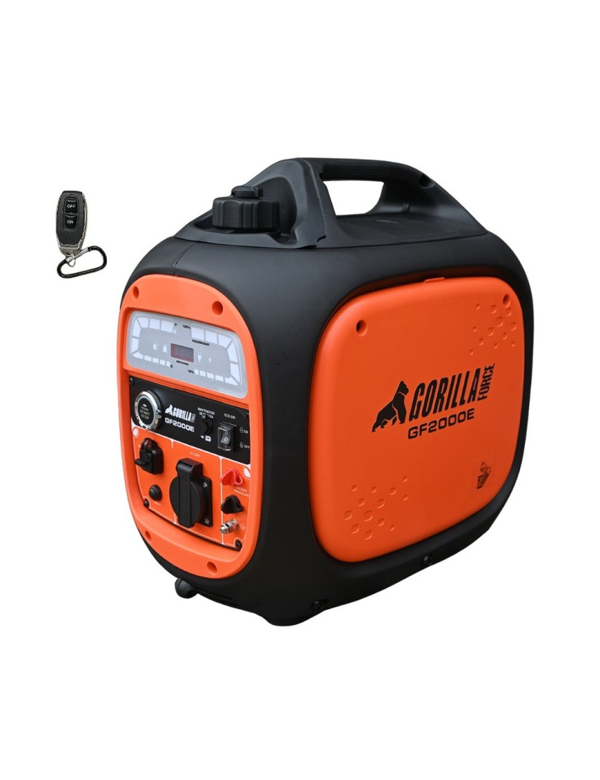 Generador Inverter Gasolina 2000w G-Force Encendido Eléctrico , Manual y Control Remoto