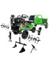 Motocultivador Full Diesel 4WD 15 Hp 532cc Otaru incluye Carro Trailer