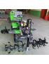 Motocultivador Full Diesel 4WD 15 Hp 532cc Otaru incluye Carro Trailer