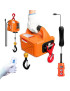 Toyo-Intl Japan Tecle Portátil 500 kg control remoto inalámbrico 1500w 220v y accesorios