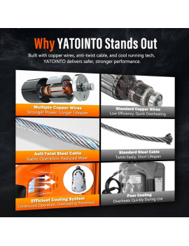 Toyo-Intl Japan Tecle Portátil 500 kg control remoto inalámbrico 1500w 220v y accesorios