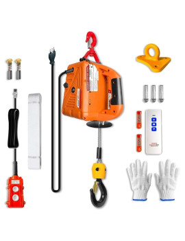 Toyo-Intl Japan Tecle Portátil 500 kg control remoto inalámbrico 1500w 220v y accesorios