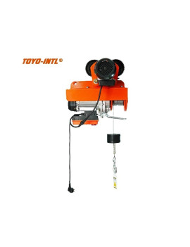 Toyo-Intl Japan Tecle Portátil 1200 kg Izaje control remoto carro guía eléctrico 1900w 220v certificado