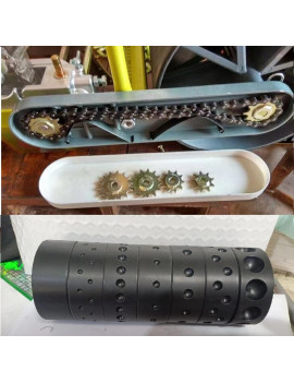 Sembradora Semillas Manual 2 hileras Alta Precisión