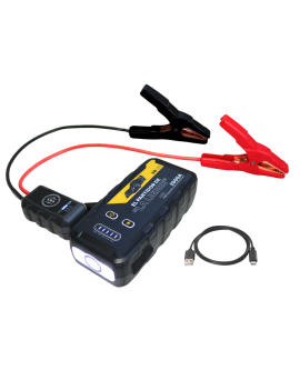 Partidor Arrancador de Baterías C&C 2000A 12V con Linterna y Power Bank - El Partidor de la Liebre