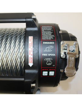 Winche Gorilla Force 15.000 libras 24v control remoto manual e inalámbrico