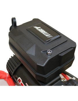 Winche Gorilla Force 15.000 libras 24v control remoto manual e inalámbrico