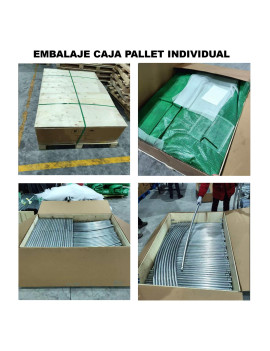 Invernadero de 76 metros cuadrados