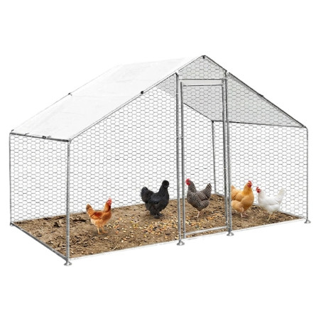 Gallinero Acero Galvanizado 300x200x195cm (6m2)