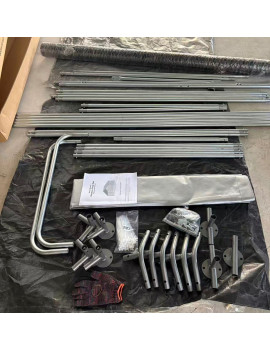 Gallinero Acero Galvanizado 400x300x195cm (12m2)