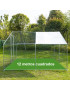 Gallinero Acero Galvanizado 400x300x195cm (12m2)
