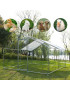 Gallinero Acero Galvanizado 400x300x195cm (12m2)